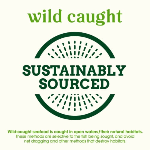 Simple Truth® Wild Caught Alaskan Protein Salmon Burger Perspective: right