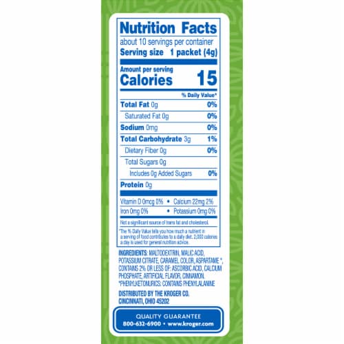 Kroger® Sugar Free Spiced Cider Instant Drink Mix Perspective: right