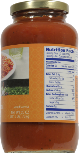 Kroger® Traditional Pasta Sauce Perspective: right