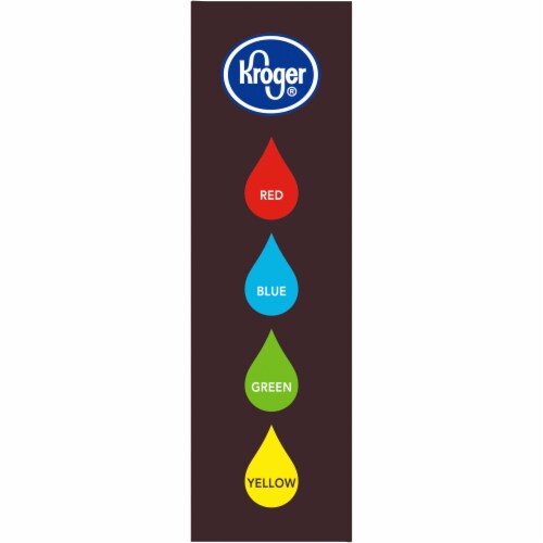 Kroger Assorted Food Coloring 4 Ct 0 3 Fl Oz Kroger