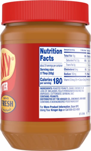 Kroger® Creamy Peanut Butter Perspective: right