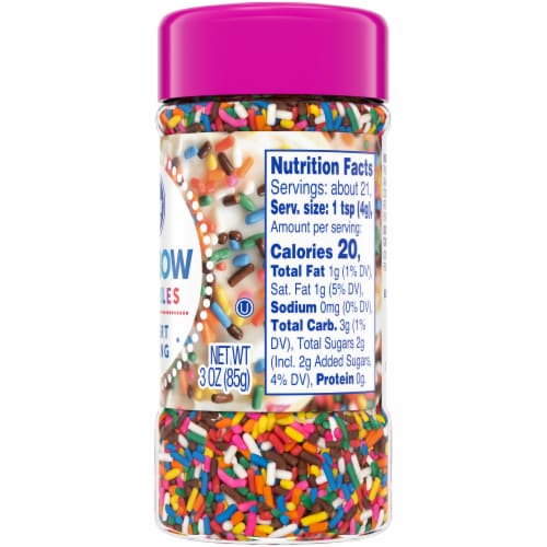 Kroger® Rainbow Sprinkles Dessert Topping Perspective: right