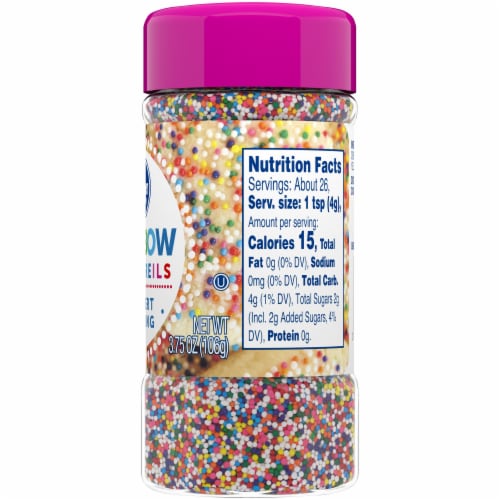 Kroger® Rainbow Nonpareils Dessert Topping Perspective: right