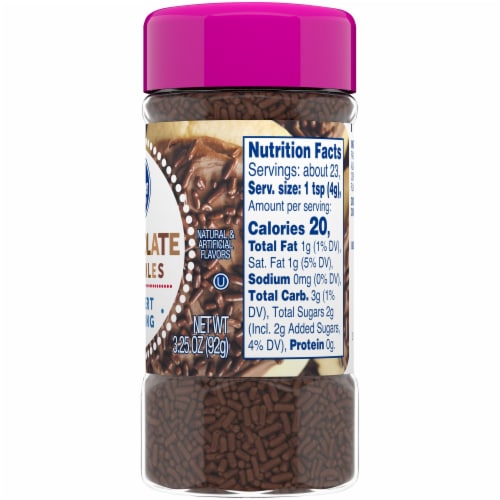 Kroger® Chocolate Sprinkles Dessert Topping Perspective: right
