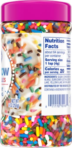 Kroger® Rainbow Sprinkles Dessert Topping Perspective: right