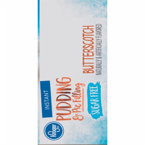 Kroger® Butterscotch Instant Sugar Free Pudding & Pie Filling Perspective: right