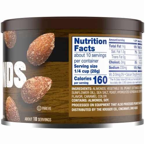 Kroger® Smoke Flavored Salted with Sea Salt Almonds Perspective: right