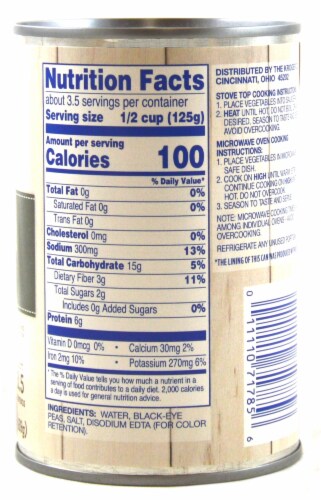 Kroger® Black Eyed Peas Perspective: right