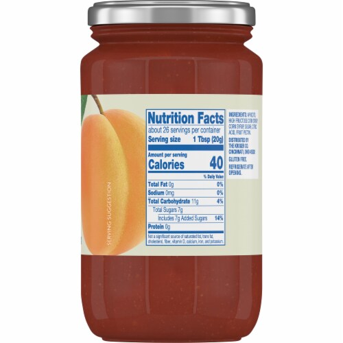 Kroger® Apricot Preserves Jar Perspective: right
