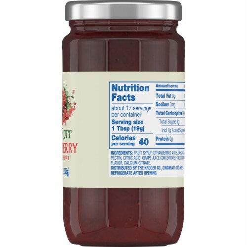 Kroger® Just Fruit Strawberry Spread Perspective: right