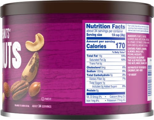 Kroger® Salted Mixed Nuts Perspective: right