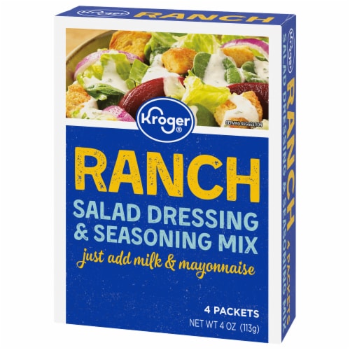 Kroger® Ranch Salad Dressing & Seasoning Mix Packet Perspective: right