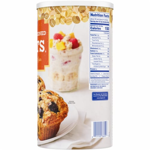 Kroger® Old Fashioned Whole Grain Oats Perspective: right