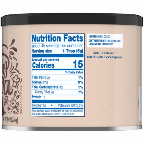 Kroger® Unsweetened Cocoa Powder Perspective: right