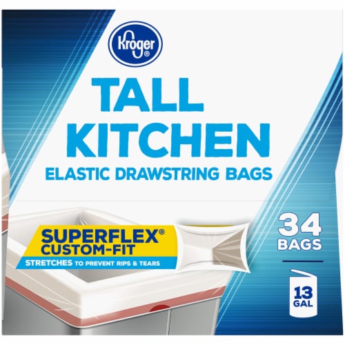 Kroger® Tall Kitchen Super Flex Bags Perspective: right
