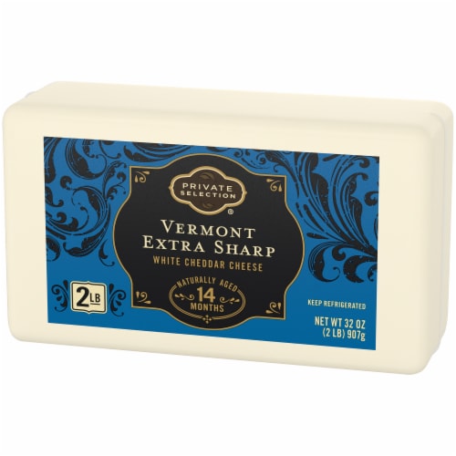Private Selection® Vermont Extra Sharp White Cheddar Cheese Bar Perspective: right