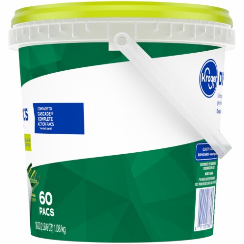 Kroger® Lemongrass Dishwasher Detergents Pacs Perspective: right