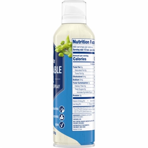 Kroger® Non Stick Vegetable Oil Cooking Spray Perspective: right
