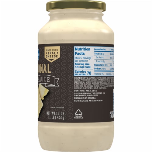 Kroger® Traditional Alfredo Sauce Perspective: right