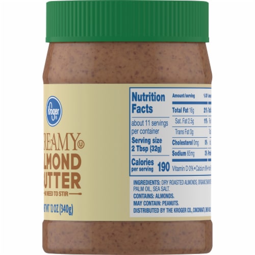 Kroger® Creamy Almond Butter Perspective: right