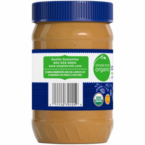 Simple Truth Organic® Peanut Butter Crunchy Perspective: right