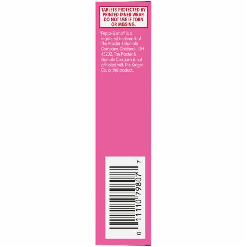 Kroger® Stomach Relief Chewable Tablets 262mg Perspective: right