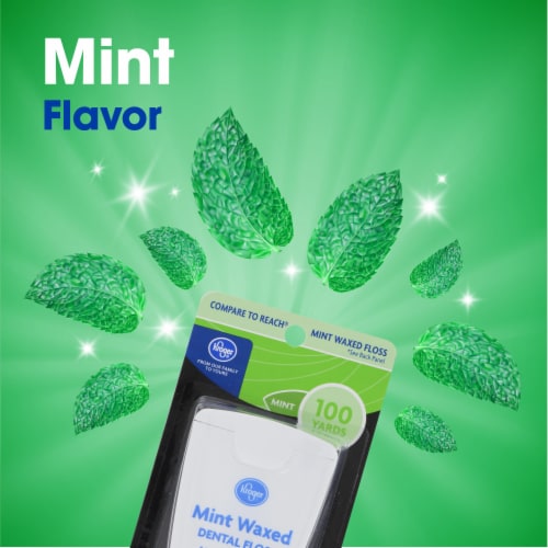 Kroger® Waxed Dental Floss Mint Perspective: right