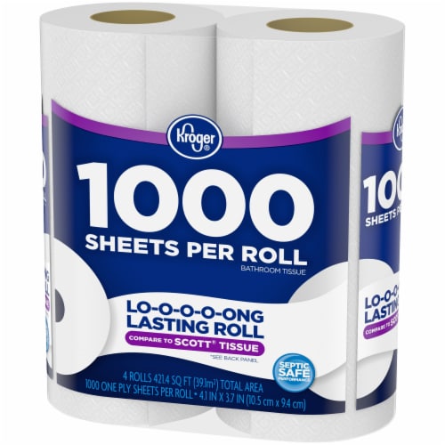 Kroger® Long Lasting Bath Tissue Perspective: right