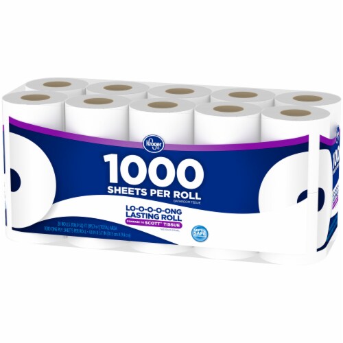 Kroger® 1000 Sheets per Roll Toilet Paper Perspective: right