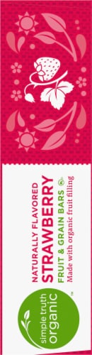 Simple Truth Organic™ Strawberry Fruit and Grain Bars Perspective: right