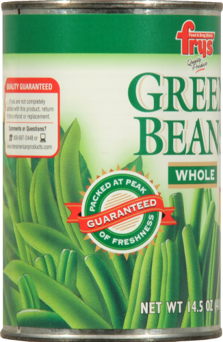 Fry's Whole Green Beans Perspective: right