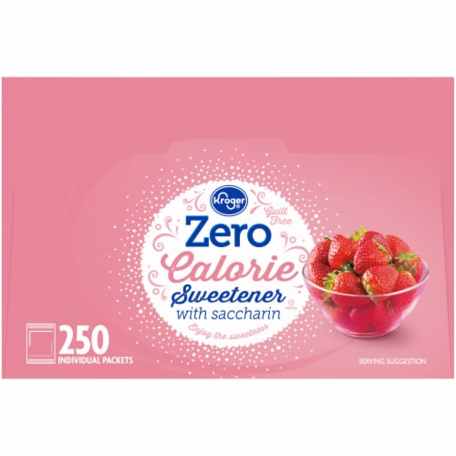 Kroger® Zero Calorie Sweetener with Saccharin Packets Perspective: right