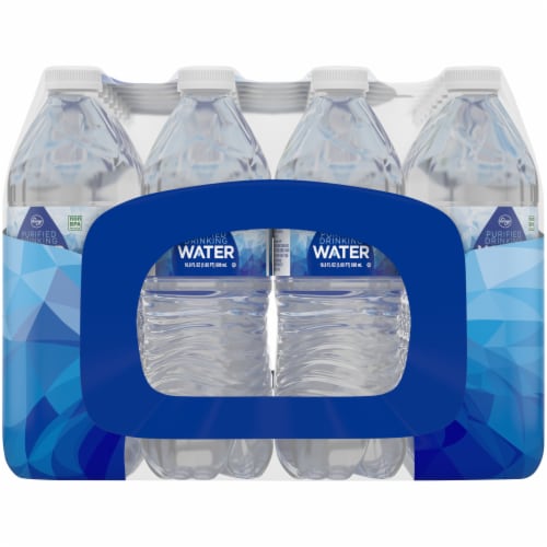 Kroger® Purified Drinking Bottled Water, 24 bottles / 16.9 fl oz