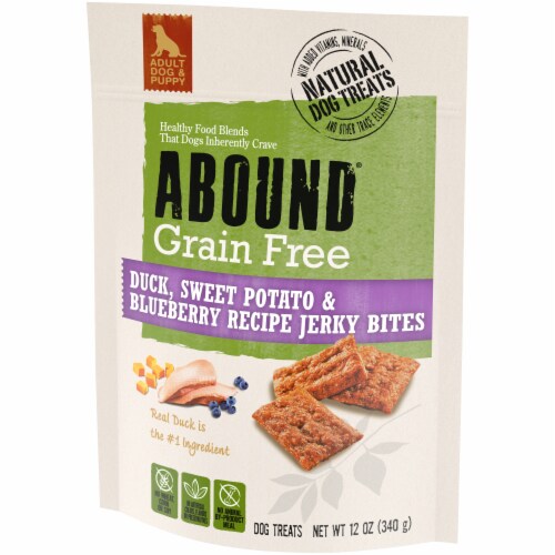 Abound Grain Free Duck Sweet Potato Blueberry Recipe Jerky