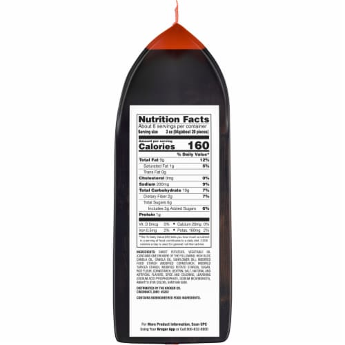Kroger® Crinkle Cut Sweet Potato French Fries Perspective: right
