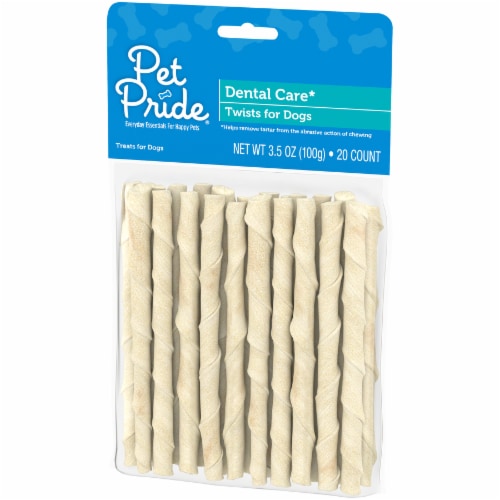 Pet Pride® Dental Care Twists Perspective: right