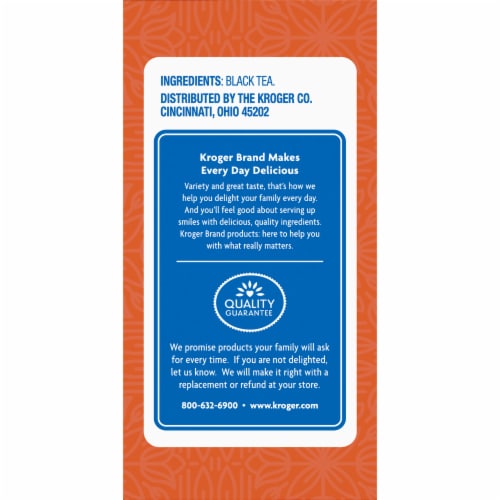 Kroger® British Blend Black Tea Bags Perspective: right