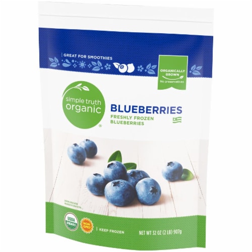 Simple Truth Organic® Frozen Blueberries Perspective: right