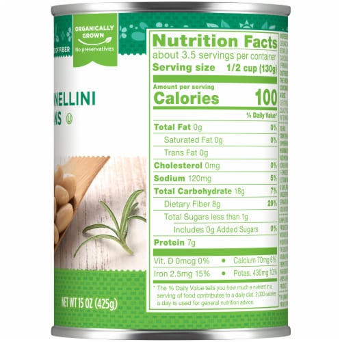 Simple Truth Organic® Cannellini Beans Perspective: right