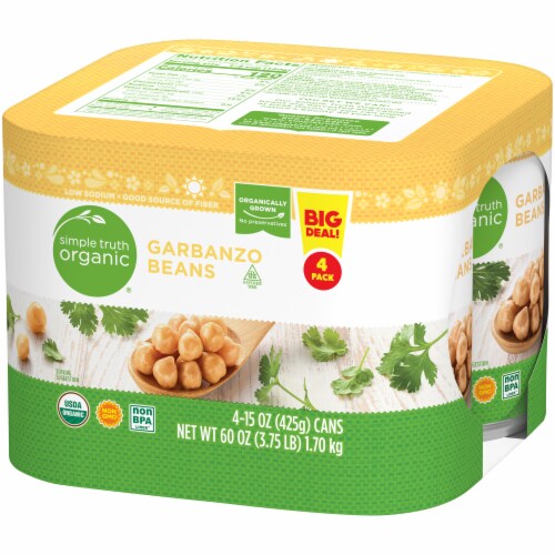 Simple Truth Organic® Garbanzo Beans BIG Deal! Perspective: right