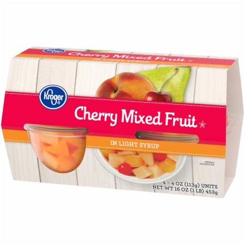 Kroger® Cherry Mixed Fruit Cups in Light Syrup Perspective: right