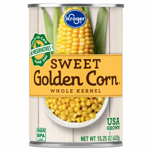 Kroger® Sweet Whole Kernel Canned Golden Corn BIG Deal! Perspective: right