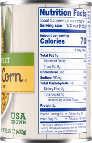Kroger® Supersweet Whole Kernel Canned Golden Corn Perspective: right