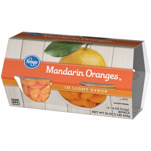 Kroger® Mandarin Orange Cups in Light Syrup Perspective: right