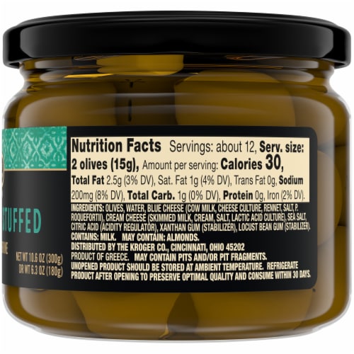 Private Selection® Blue Cheese Stuffed Olives Perspective: right