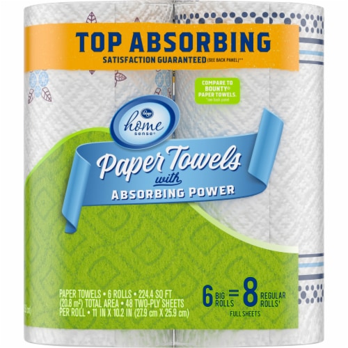 Kroger® Full Sheet Paper Towels With Absorbing Power Perspective: right