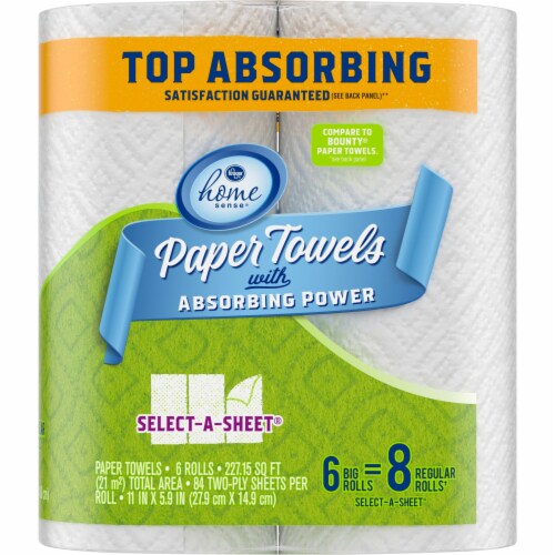 Kroger® ® Select-A-Sheet Big Paper Towels With Absorbing Power Perspective: right