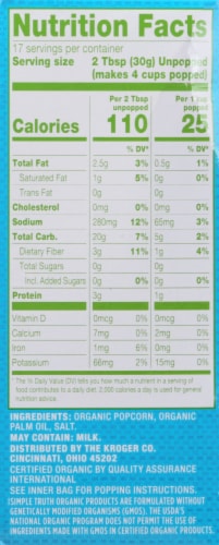 Simple Truth Organic™ Original Microwave Popcorn Perspective: right