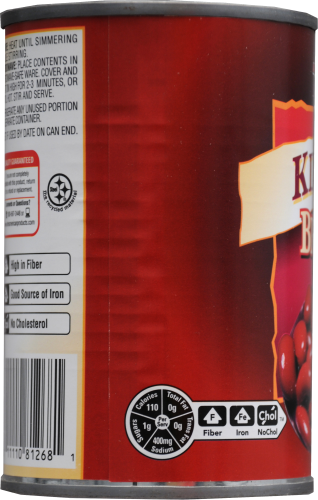 Fry's Light Red Kidney Beans Perspective: right