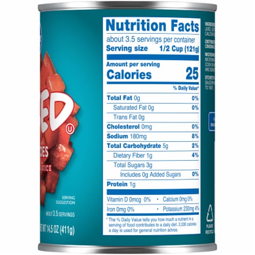 Kroger® Diced Tomatoes in Tomato Juice Perspective: right